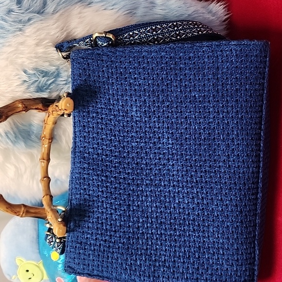 No Bad Vibes Evil Eye Woven Purse - Picture 3 of 3